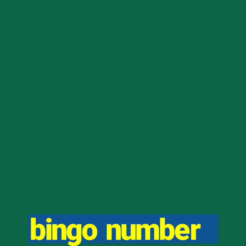 bingo number