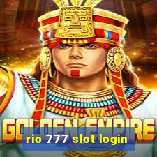 rio 777 slot login