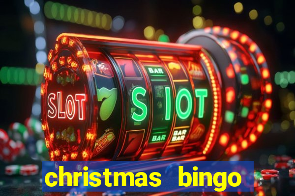 christmas bingo card generator