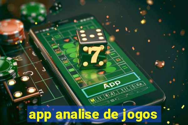 app analise de jogos