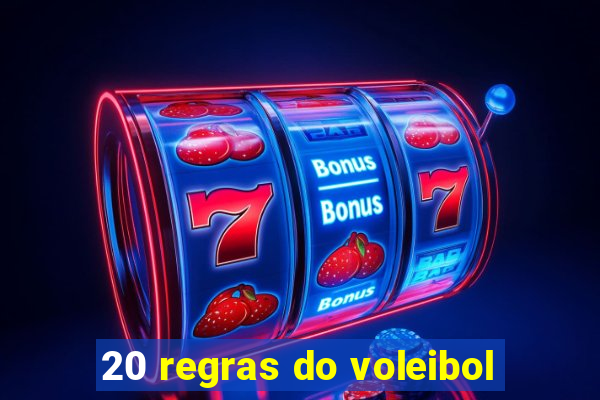 20 regras do voleibol