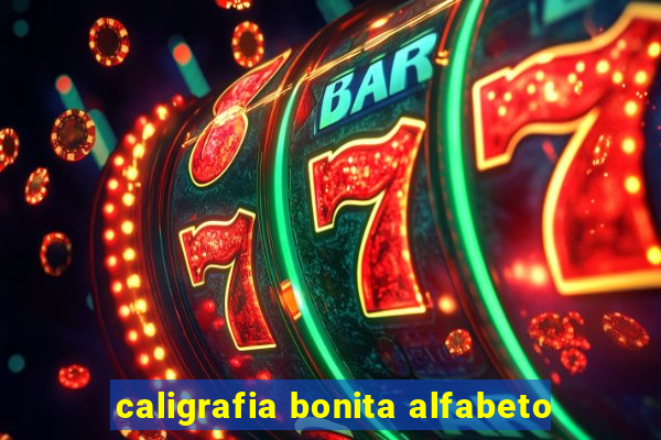 caligrafia bonita alfabeto