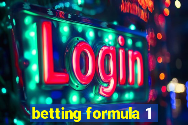 betting formula 1