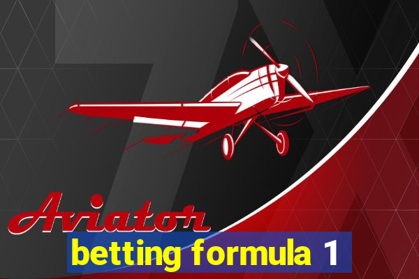 betting formula 1