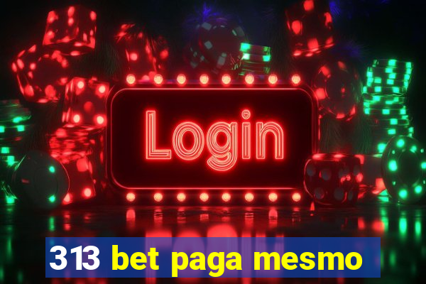 313 bet paga mesmo