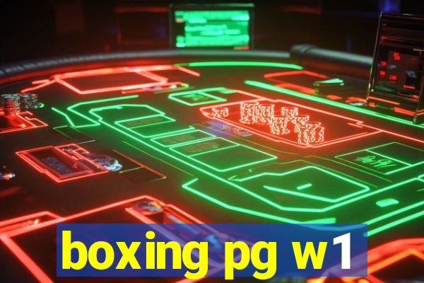 boxing pg w1