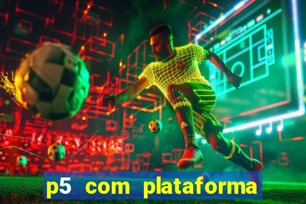 p5 com plataforma de jogos