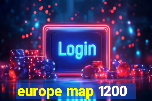 europe map 1200