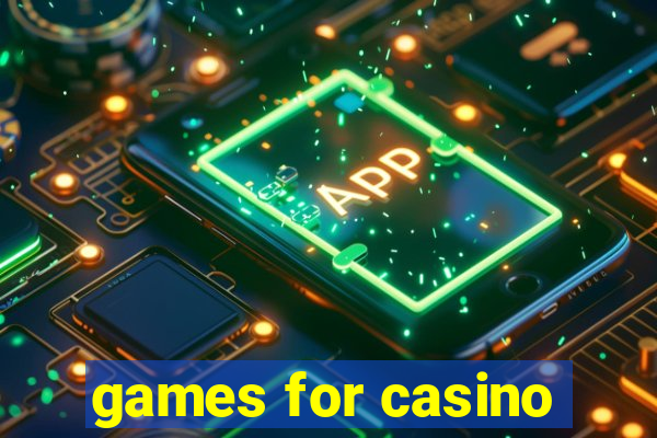 games for casino