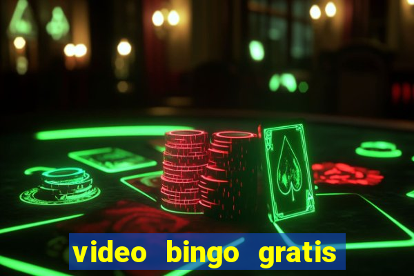 video bingo gratis para brincar