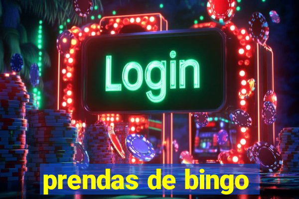 prendas de bingo