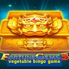 vegetable bingo game