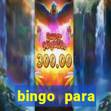 bingo para despedida de solteira para imprimir