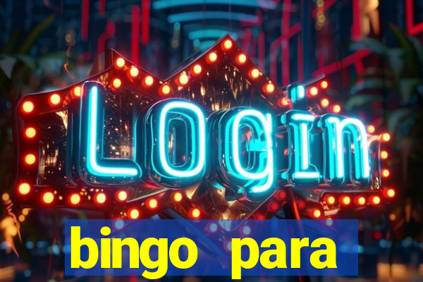 bingo para despedida de solteira para imprimir