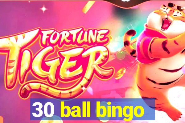 30 ball bingo