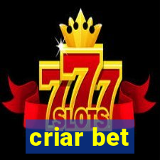 criar bet