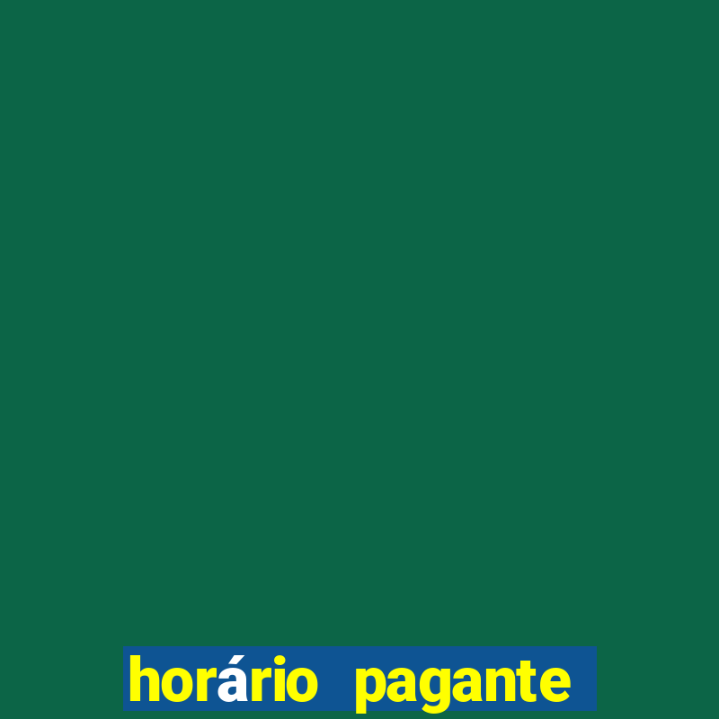 horário pagante fortune ox hoje