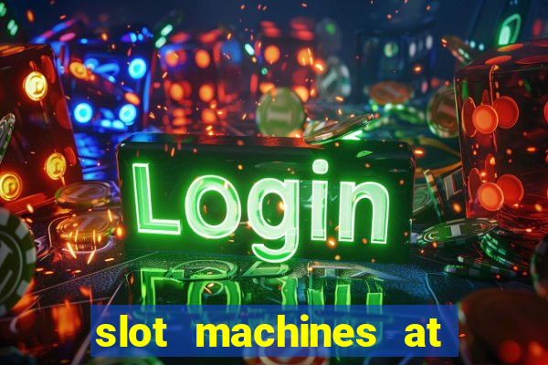 slot machines at mgm springfield