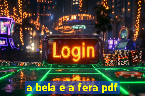 a bela e a fera pdf