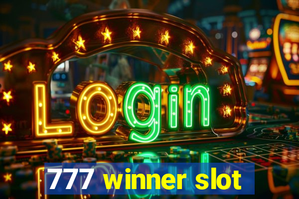 777 winner slot