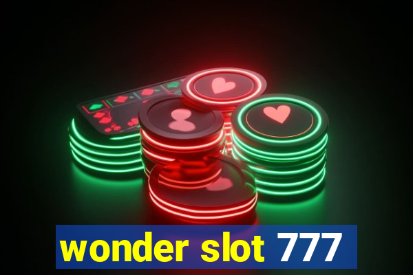 wonder slot 777