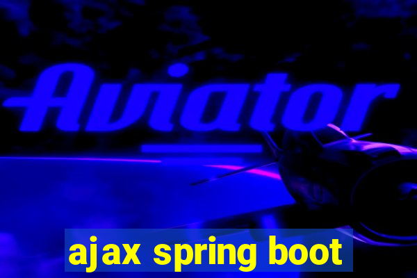 ajax spring boot