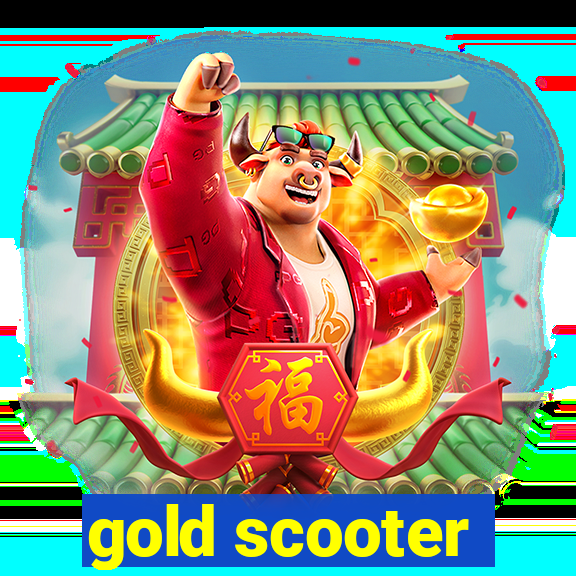 gold scooter