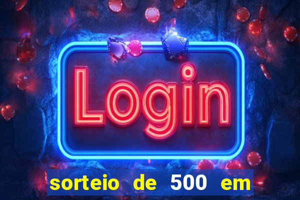 sorteio de 500 em cash toda segunda feira novibet como funciona