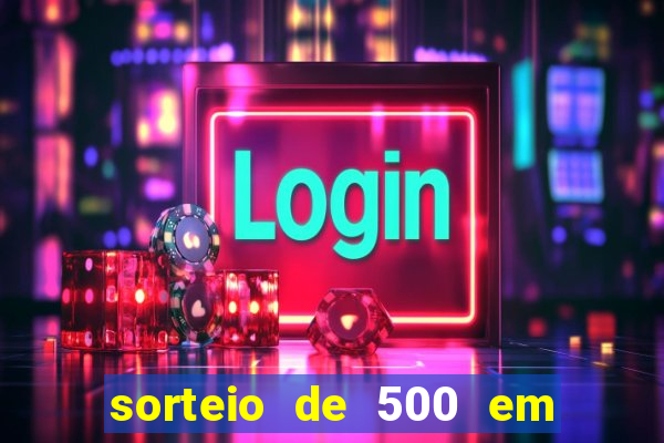 sorteio de 500 em cash toda segunda feira novibet como funciona