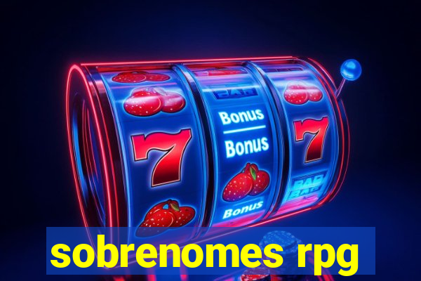 sobrenomes rpg