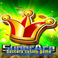 baccara casino game