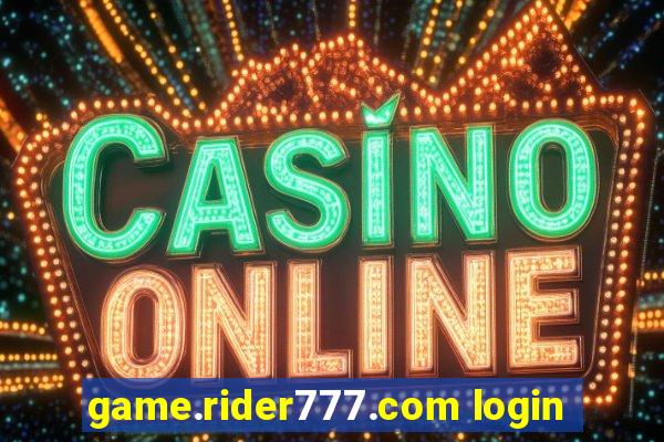 game.rider777.com login