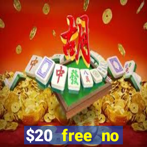 $20 free no deposit casino us 2020