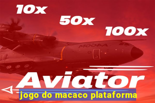 jogo do macaco plataforma