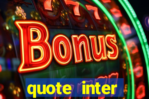 quote inter passaggio turno