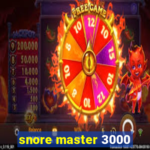 snore master 3000