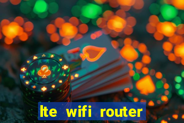 lte wifi router with sim card slot