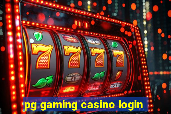 pg gaming casino login