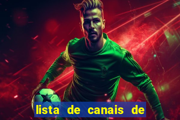 lista de canais de esporte iptv