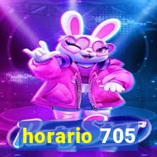 horario 705