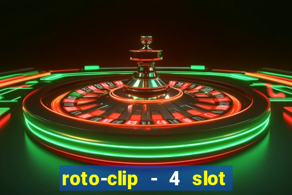 roto-clip - 4 slot round carbide disc 4.5 black