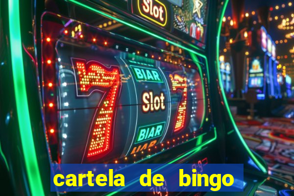 cartela de bingo ate 50 para imprimir