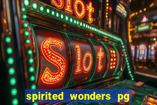 spirited wonders pg soft demo