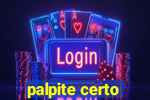 palpite certo