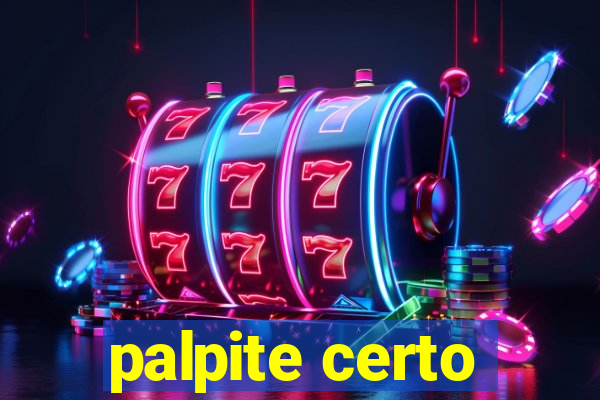 palpite certo