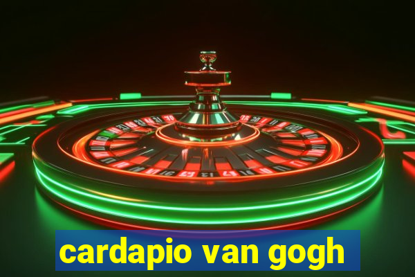 cardapio van gogh