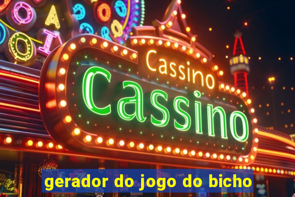 gerador do jogo do bicho