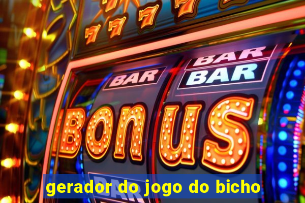 gerador do jogo do bicho