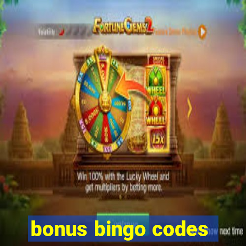 bonus bingo codes