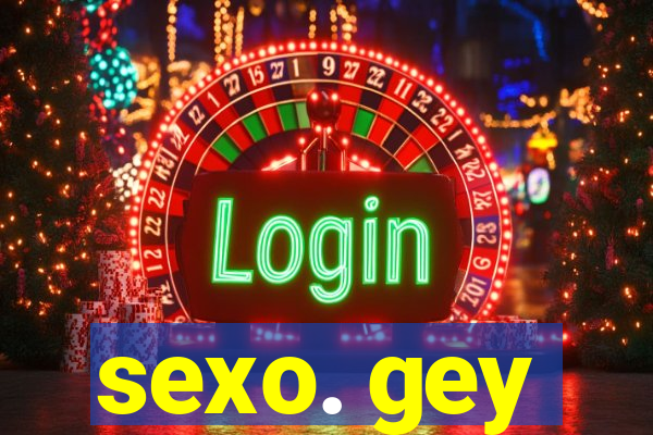 sexo. gey